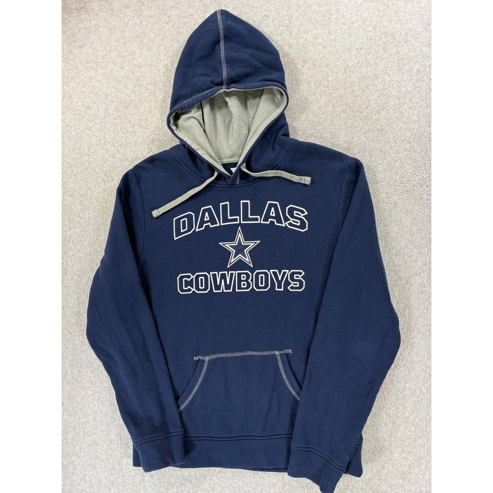 Dallas Cowboys Fanatics Screened Stadium Hoodie Sweatshirt (Men's Medium) Blue